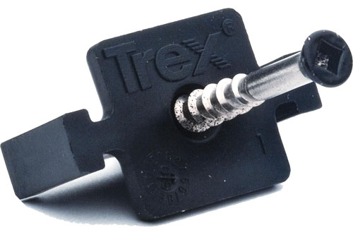 trex hidden fasteners installation board end