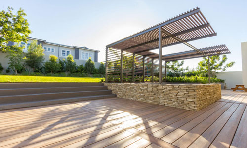 House Dreyer Composite decking board composite cladding Pergolas Apex4
